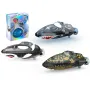 JJRC S21 RTR 2.4G Mini RC Boat Stunt Roll Marine Animal Series Speedboat 360° Rotation LED Lights Vehicles Models Waterproof Toys