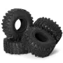 4PCS Upgraded 1.9 Inches Rubber Soft Tyres for 1/10 Axial SCX10 III Yi Kong Toys YK4017 RGT Rock Crawler Climbing Truck RC Cars Vehicles Models Spare Parts R226