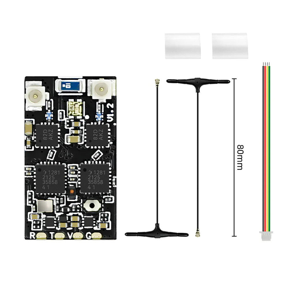 2.4GHz Dual RX & 80mm*2