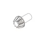 MJX 14301 14302 RC Car Metal Transmission Components Drive Main Gear Front Bevel Gear Motor Output Gear Metal Differential Spart Parts