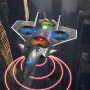 JJRC H130 2.4G EPP Foam Glider Altitude Hold Mode 360° Roll Turbofans Motors 4CH LED RC Toy Gift Remote Control Drone Airplane Quadcopter Stunt Fighter RTF