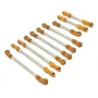 10PCS Upgraded Metal Linkage Rods Adjustable for HB Toys R1001 R1002 R1003 1/10 RC Car Vehicles Models Spare Parts