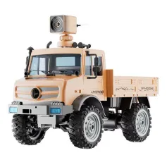 CX Toys CX002/CX002-C RTR 1/16 2.4G RWD FPV WIFI RC Car Unimog Off-Road Climbing Truck 720P Camera LED Light Full Scale Support App Control Army Pickup High Speed Vehicles Models