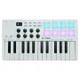 M-VAVE 25 Key MIDI Keyboard Controller 25 Velocitys-sensitive Keys 8 RGB Pads 8 Knobs Touch Strips Compatible
