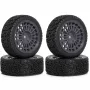 4PCS Upgraded RC Car Parts Wheel Tires for 70mm RV 1/10 Tamiya xv02 RC Car Vehicle Models Accessories