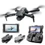 WLRC M10 WiFi FPV with 5.6inch Photographable Detachable Display Screen Controller Dual Camera Servo Gimbal Optical Flow Hover Brushless Foldable RC Drone Quadcopter RTF