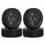 4PCS Upgraded RC Car Parts Wheel Tires for 70mm RV 1/10 Tamiya xv02 RC Car Vehicle Models Accessories