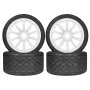 4PCS Racing Road Tire Spare Parts for ARRMA 1/7 Firebird FELONY Mustang GT Flat Race RC Car Vehicle Models Accessories Parts