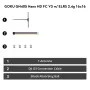 16mm*16mm Flywoo GOKU HEX GN405 Nano HD V3 F4 Flight Controller with TXCO ELRS 2.4g RX & 20A 2-4S ESC Stack for Hexacopter FPV Racing Drone