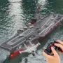 JJRC S19-YW 2.4G Dual Motor RC Simulation Aircraft Carrier RTR Boat Models Toy