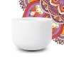 [US Direct] CVNC 432Hz 10\ C Note Chakra Crystal Singing Bowl Frosted Quartz Sound Heal Bath