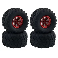 4Pcs Austar Wheel Tires Plastic Wheel Rims for 1/10 RC Crawler HSP HPI Car Parts