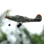 TOP RC HOBBY 402mm Mini P39 2.4G 4CH 6-Axis Gyro One Key Aerobatics U-Turn EPP Scaled Warbird RC Airplane RTF for Beginners Compatible OpenTX Transmitter