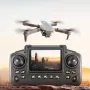 YLR/C E88 / E88D WiFi FPV with LCD Screen Controller HD Dual Camera Lighting Arms Optical Flow Positioning Colorful LED Light Foldable RC Drone Quadcopter RTF