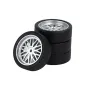 4 ชิ้น LDRC A86 A86P 1/18 รถ RC อัพเกรดยางดริฟท์ ล้อ ยานพาหนะ รุ่น อะไหล่ LA0034-1