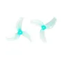 4 Pairs / 8 Pairs GEMFAN 1611 40mm 1.6 Inch 3 Blade PC Propeller 1mm / 1.5mm for FPV Racing Drones Compatible with 0802 1102 Motor