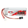 Gaoneng GNB 7.4V 3300mAh 5C 2S LiPo Battery JR Plug for Airtronics / Sanwa MT-4 M11X M12 Transmitters Exzes-X Aquila-6 SD-10G
