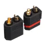 Amass XT60W Waterproof Plug Gold-Plated Black Bullet Connector Male and Female Plug for RC Drone
