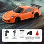 JIABAILE 4301/02/03/04 RTR 1/43 2.4G 4WD Drift RC Car Mini Race LED Light Optional Gyro Radio Control High-Speed Motor On-Road Racing Vehicle Model Boys Gifts Outdoor Toys