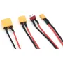 Kabel Pengisian Daya T/XT30/XT60/XT90 ke Colokan Pisang 4.0mm Kawat Silikon 14AWG untuk Baterai Lipo
