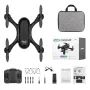 FUQI MODEL H28 WiFi FPV with HD Dual Camera Switchable Integrated Storage Optical Flow Hover Highlight LED Racing Light RC Toys Drone Quadcopter RTF