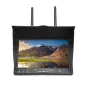 LST LT5802S 5.8G 40CH 800*480 7 Inch FPV Monitor Built in Dual Receiver Battery with Antennas for RC Drones