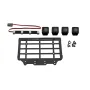 Upgraded Metal Luggage Rack with Light For MN82 1/12 RC Spare Parts
