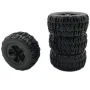 4PCS Upgraded Tires Wheels for Wltoys 144010 MJX 14209 14210 1/14 1/16 RC Cars Vehicles Models Spare Parts