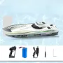 TY XIN 768 Brushless RTR 2.4G 30km/h RC Boat Jet Speedboat Water Cooling Waterproof Remote Control Ship High Speed Full Proportional Vehicles Models Toys