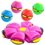Đồ chơi ngoài trời UFO biến hình kỳ diệu có đèn LED hình đĩa bay giúp giảm căng thẳng, vui nhộn, đa năng, nhựa phẳng, hai chế độ