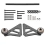 Upgraded Carbon Fiber Wheelie Bar Head Up Wheel Set for Arrma 1/7 Mojave V2 EXB RC Cars Vehicles Models Spare Parts Accessories