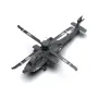YXZNRC F11-S 1:32 AH-64 Apache Scale 2.4G 6CH GPS Altitude Hold Posicionamento de Fluxo Óptico Câmera FPV 5.8G Motor Duplo Brushless Flybarless RC Helicóptero RTF