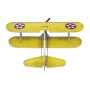 Dancing Wings Hobby E25 Stearman PT-17 Kaydet 450mm Wingspan PP Material RC Airplane Biplane Flying Wing KIT/ KIT+Power Combo