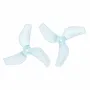 6 par GEMFAN 1219S 1219 31 mm 1,2 tums 3-bladspropeller PC 0,8 mm / 1 mm hål för 0703-1103 / kärnlös motor