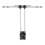 RadioMaster XR3 Nano ExpressLRS ELRS 2,4 GHz/900 MHz/banda dupla multifrequência receptor de diversidade de antena T dupla para rádio de bolso Radiomaster TX16S Boxer GX12