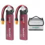 [Diretto UE/USA] ISDT BattAir 2a generazione 7,4 V 2200 mAh 50 C 2S Batteria LiPo intelligente con controllo wireless tramite APP, spina XT60 per droni RC e aeroplani