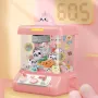 Kinderen Kleine Mini DIY Elektrische Klauwmachine Clip Klem Poppenvanger Klauw Draai Ei Verlichting Muziek Geluid Spelconsole Cadeau Speelgoed Beperkte Tijdsmodus