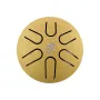 HLURU 3 Inch 6 Tone Mini Ethereal Drum Steel Tongue Drum Leisure Percussion Instrument for Beginner