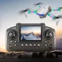 YLR/C E99 / E99D WiFi FPV with LCD Screen Controller HD Dual Camera Lighting Arms Optical Flow Positioning Colorful LED Light Foldable RC Drone Quadcopter RTF