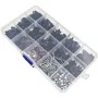 500Pcs M3 M4 Rc Alat Pembaikan Kereta Set Skru Set Kotak Untuk SCx10 TRX4 1/10 HSP Alat Kawalan Jauh RC Alat Ganti