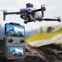 ZD102S GPS 5G WiFi FPV with 4.3inch LCD Screen Controller 720P HD Dual Camera Servo Gimbal 360° Obstacle Avoidance Brushless Foldable RC Drone Quadcopter RTF