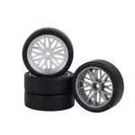 4PCS LDRC A86 A86P 1/18 RC Car Upgraded Drift Tires Wheels Vehicles Models Spare Parts LA0034-1