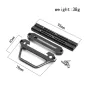 Metal Remote Control Modified Bracket Mount Protector Frame for FlySky Noble NB4/Noble NB4 Pro Transmitter