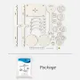 Number Balance Scale Model STEM Technology Scientific Toys Experiment Tool Kit Teaching Aids for Kids Educational Learning