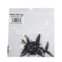 Hélice Gemfan Hurricane 2009 2 pouces, 3 pales, noire transparente, 1,5 mm, 1 trou, pour drone de course RC FPV à moteur 1103, 8 paires