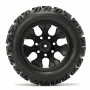 4PCS Wheel Rim & Tires HSP 1:10 Monster Truck RC Car 12mm Hub 88005