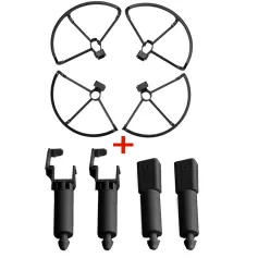 Set di copertura protettiva per elica con carrello di atterraggio rialzato e treppiede a molla per drone quadricottero RC X193/X7/ZLL SG906 PRO