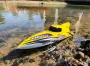 TY XIN 749 2.4G RC Barco Brushless Jet Speedboat Virado Reset À Prova D'água Controle Proporcional Navio de Controle Remoto Modelos de Veículos de Alta Velocidade
