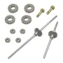 LDR/C LDP06 1/12 Unimog RC Car Spare Metal Full Gear Set of Front Rear Portal Axle L0063 Vehicles Models Parts Accessories