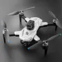 YLR/C S160 WiFi FPV with LCD Screen Controller HD Dual Camera Servo Gimbal 360° Obstacle Avoidance Colorful LED Lights Brushless Foldable RC Drone Quadcopter RTF